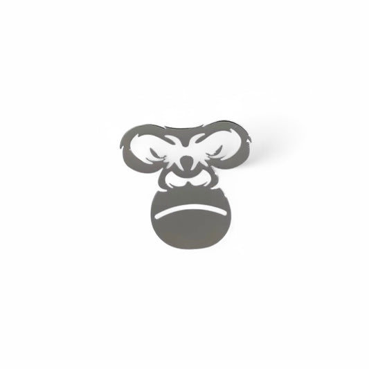Gorilla Monkey Silver Lapel pin