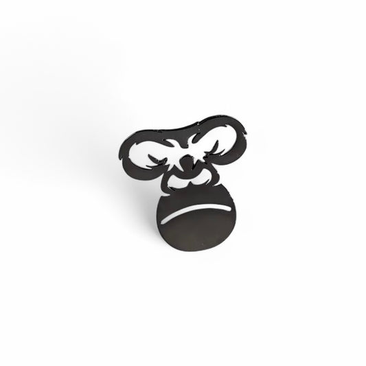 Gorilla Monkey Black Lapel pin