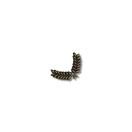 Wheat Leaf Bronze Lapel Pin