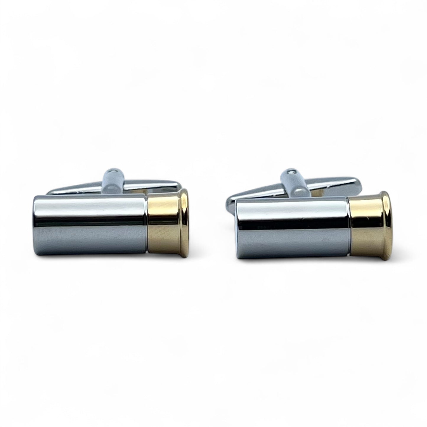 Bullet Shell Silver Cufflinks