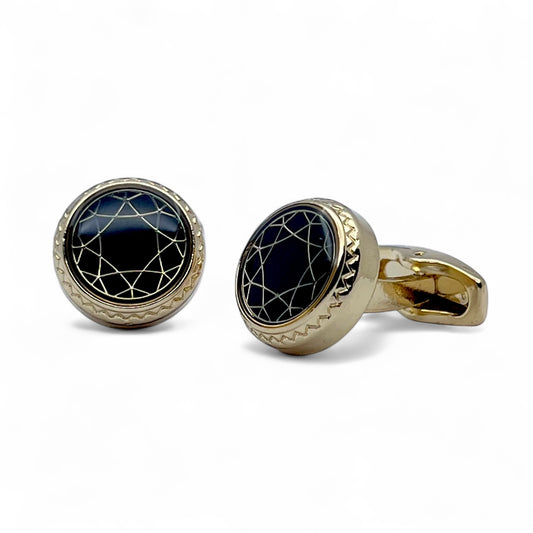 Mustar Golden Cufflinks