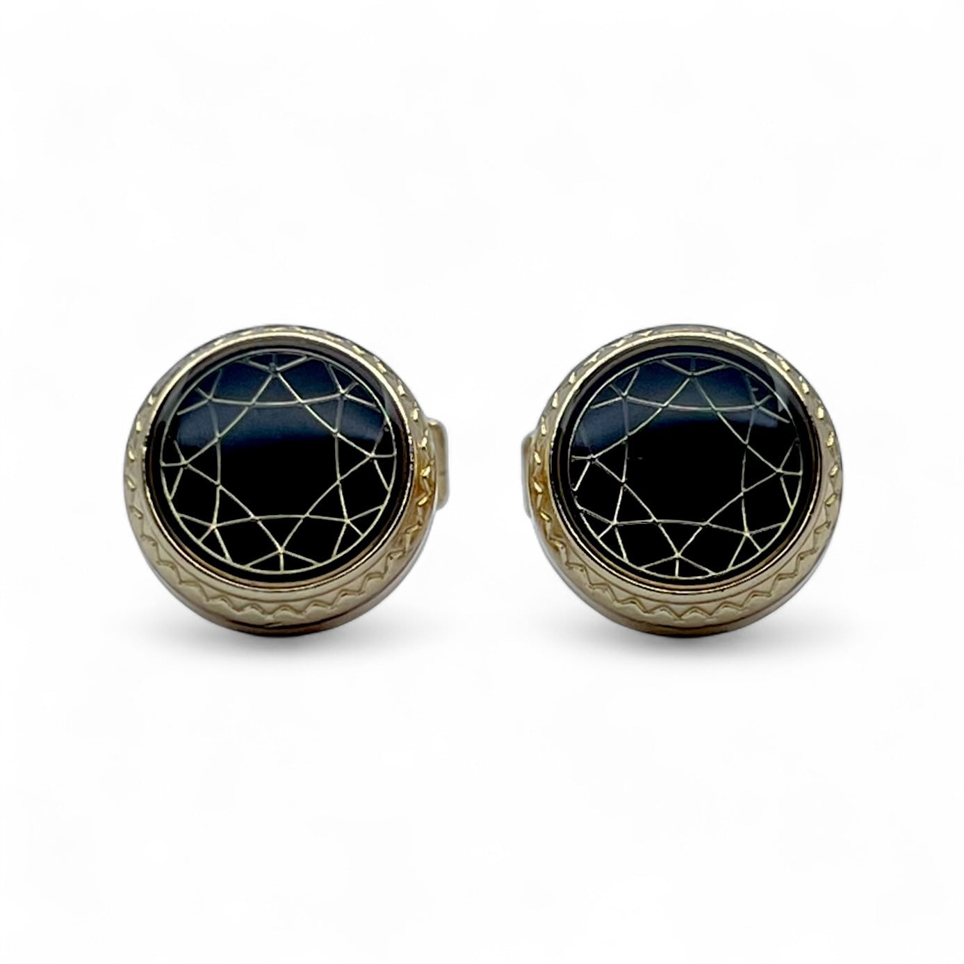 Mustar Golden Cufflinks