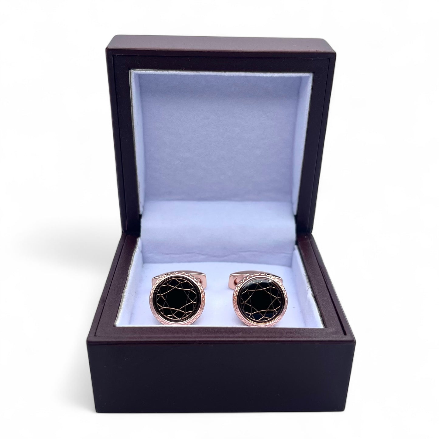 Mustar Rose Gold Cufflinks