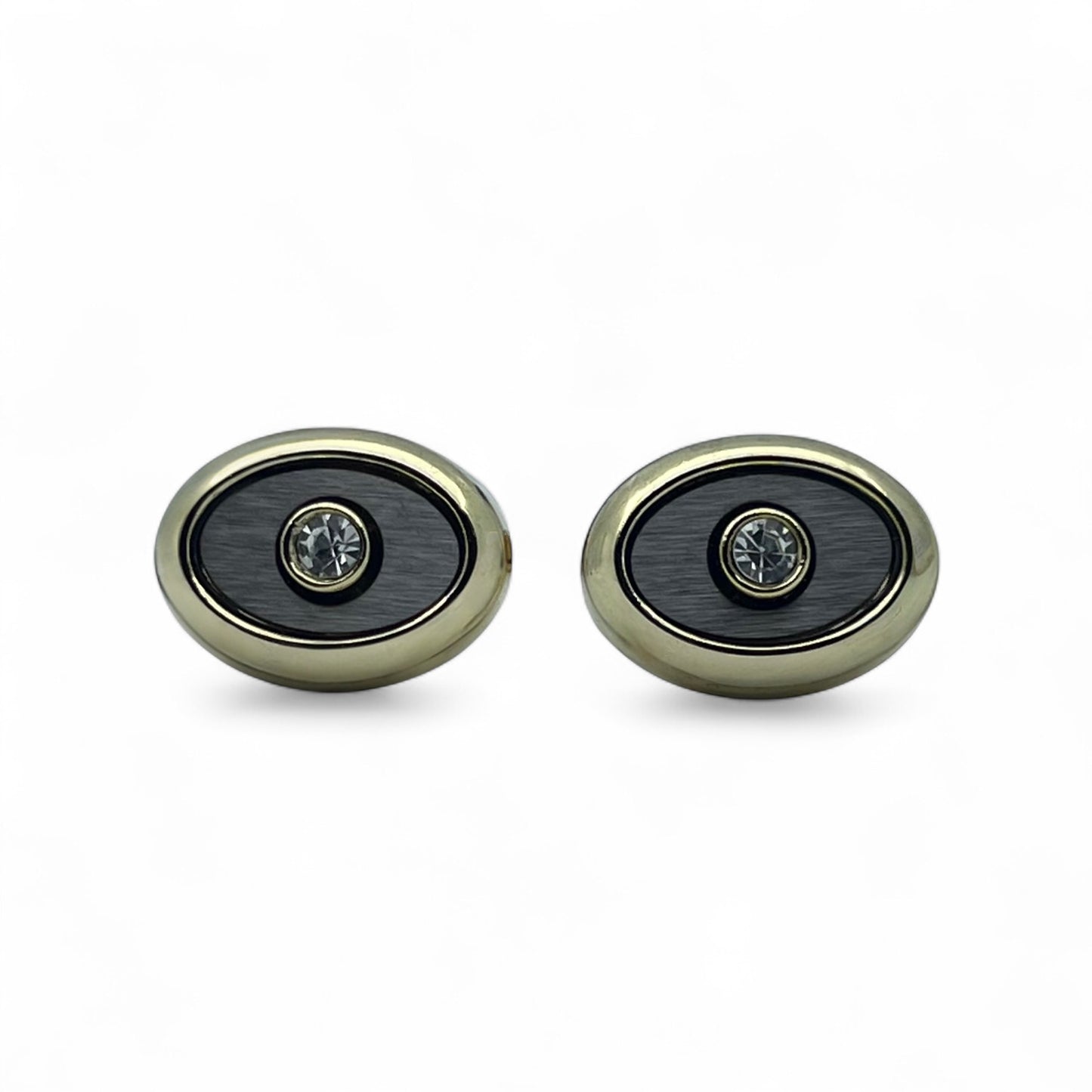 Aurora Oval Golden Cufflinks