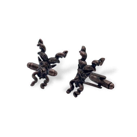 Markhor Antique Bronze Cufflinks