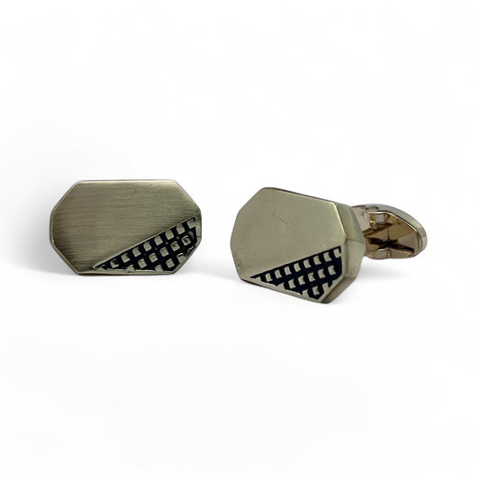 Iron Vault  Golden Cufflinks