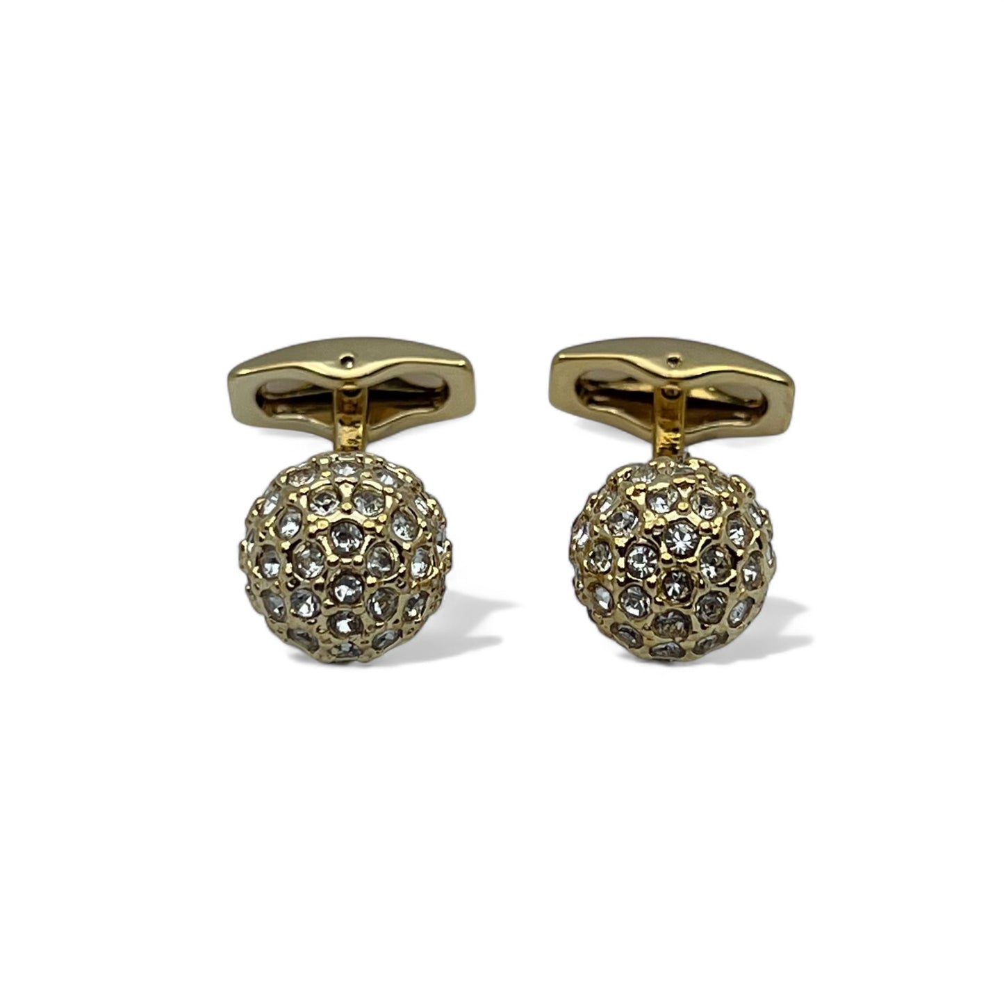 Celestial Orb Golden Cufflinks