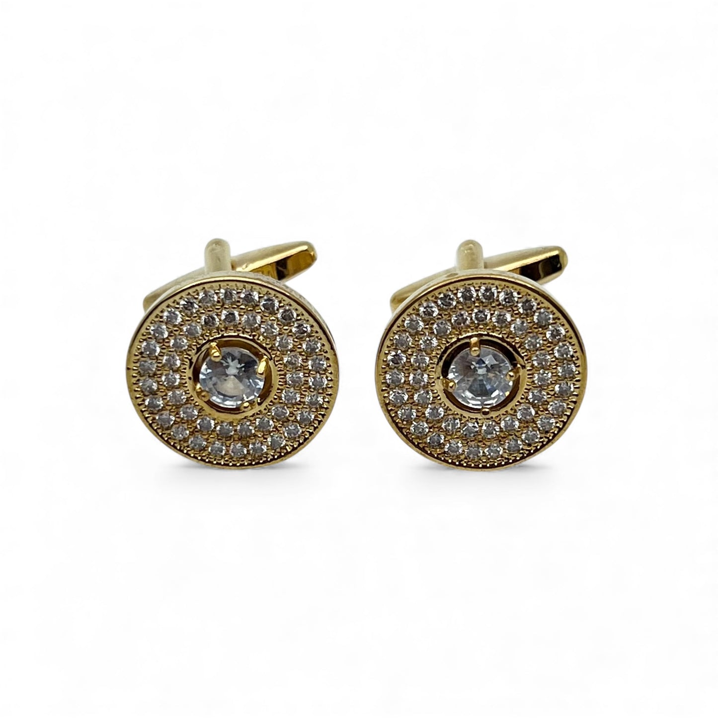Regalia Orb Golden Cufflinks
