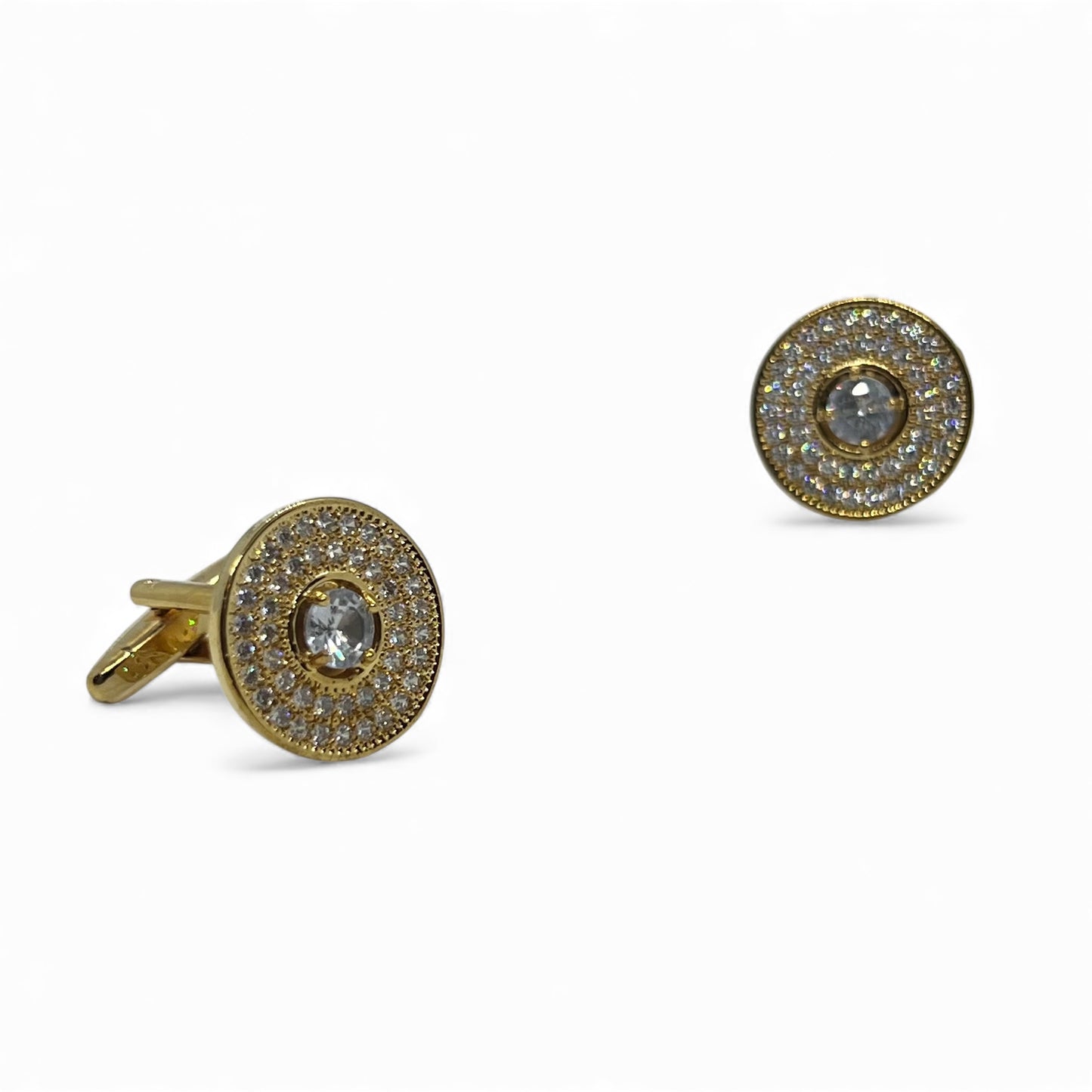 Regalia Orb Golden Cufflinks
