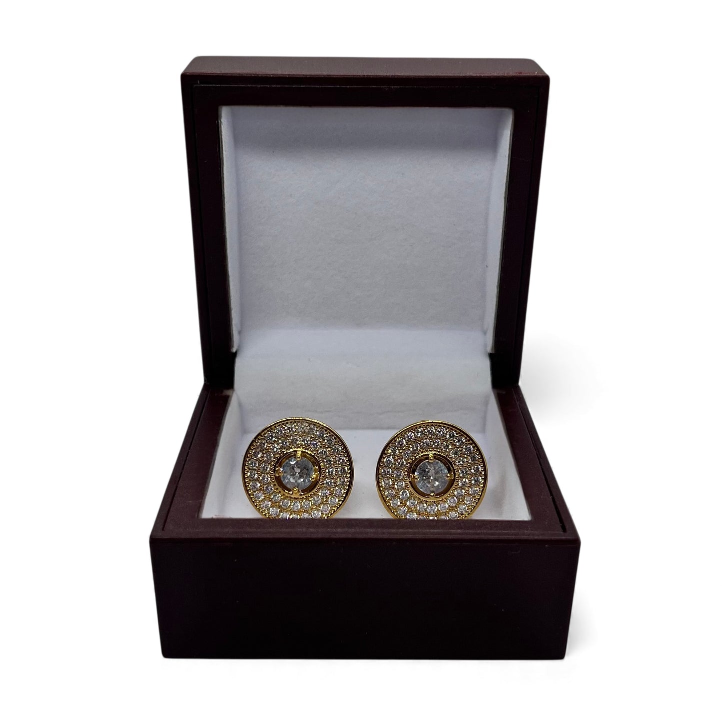 Regalia Orb Golden Cufflinks