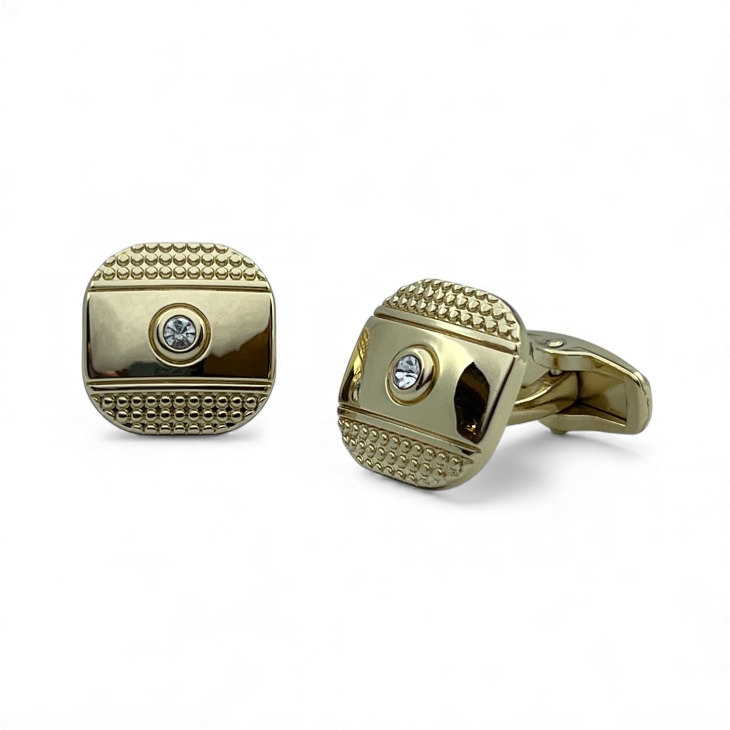Formal Dot Golden Cufflinks