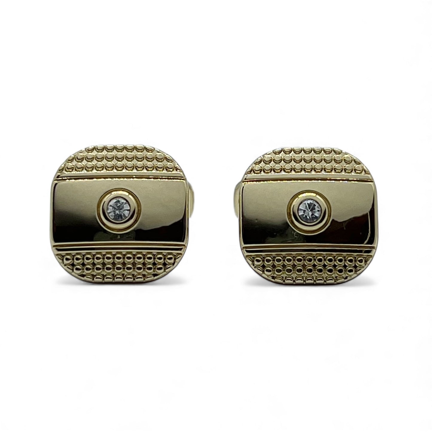 Formal Dot Golden Cufflinks