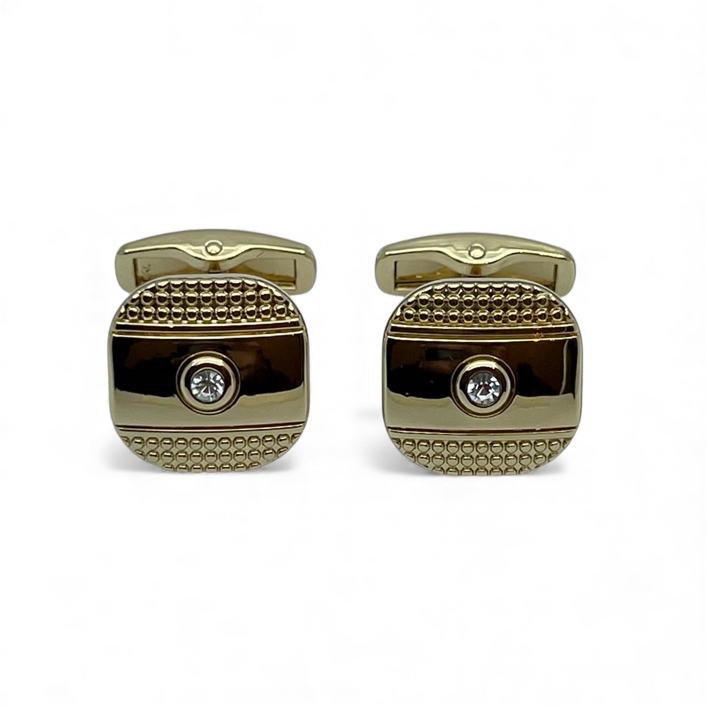 Formal Dot Golden Cufflinks