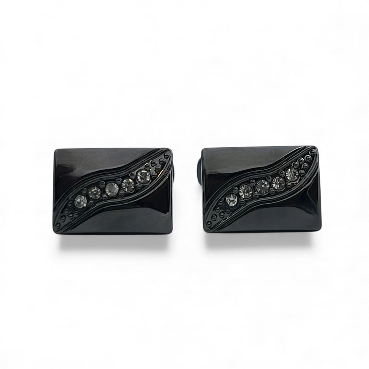 Glide Mark Grey Metallic Cufflinks