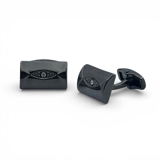Noctis Prime Grey Metallic Cufflinks